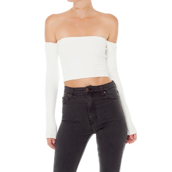 ARE YOU AM I Tops - Are you am I minka long sleeve white